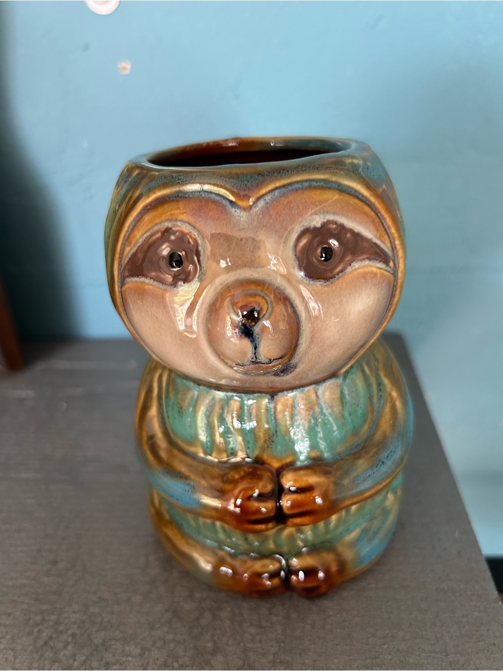 Pacific Home Sloth Figural Ceramic Mug Dishwasher Microwave Safe Animal Core